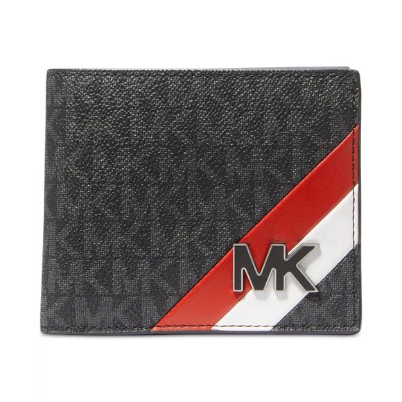 MICHAEL KORS Men's Billfold with Coin Pocket Wallet